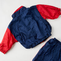 Vintage Weebok American flag-esque red white and blue tracksuit / windbreaker suit · 12/18 months