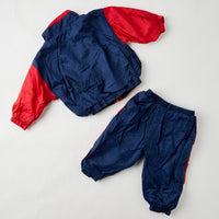 Vintage Weebok American flag-esque red white and blue tracksuit / windbreaker suit · 12/18 months
